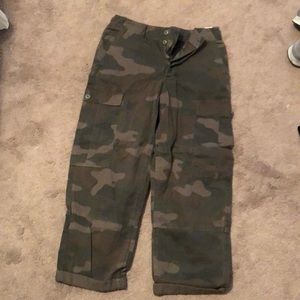 American eagle camp crop cargo